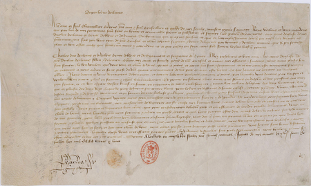 Lettre de Charles duc d’Orléans Archives Nationales - AE-II-450.png