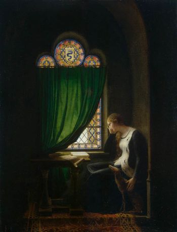 Fleury-François Richard - Valentine of Milan Mourning her Husband, the Duke of Orléans - WGA19449.jpg