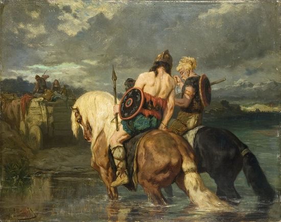 Evariste-Vital Luminais - Goths traversant une rivière.jpg