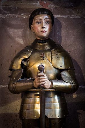 Cathédrale de Strasbourg chapelle Ste Catherine statue de Jeanne d’Arc-3.jpg