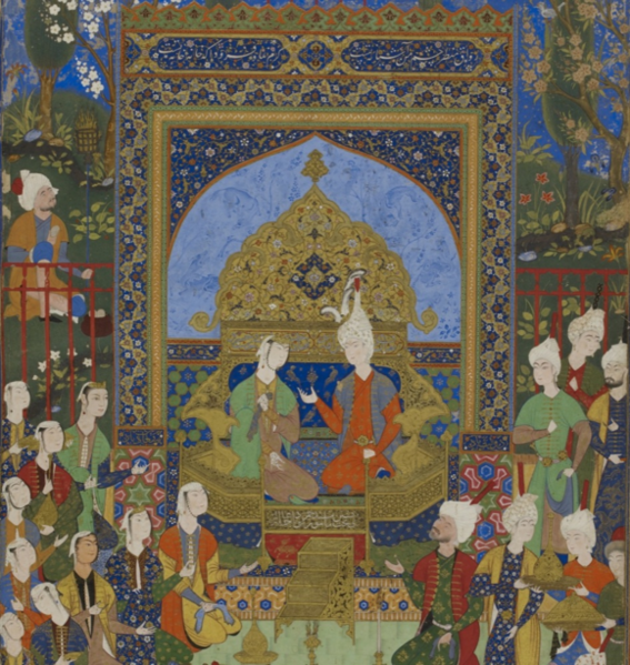 Файл:Painting in Safavid Tabriz style c 1540s, Aqa Mirak Or.2265, f. 66v.png