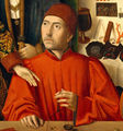 Petrus christus, sant'eligio nella bottega di un orafo 02.jpg