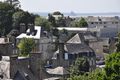 Avranches (France), slate roofs and Remote views of the Mont Saint-Michel.jpg