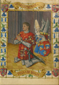 Jean Fouquet (French, born about 1415 - 1420, died before 1481) - Simon de Varie Kneeling in Prayer - Google Art Project.jpg