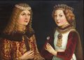 Betrothal Portrait of Ladislaus V of Hungary and Madeleine of France.jpg