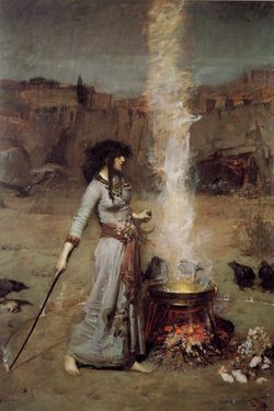 John William Waterhouse - Magic Circle.JPG